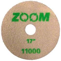 Stone Pro Zoom Diamond Impregnated Polish Pad-17",11000 Grit