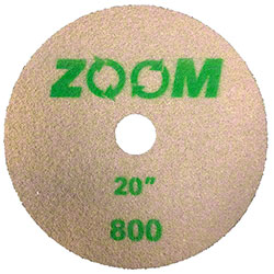 Stone Pro Zoom Diamond Impregnated Polish Pad -20", 800 Grit