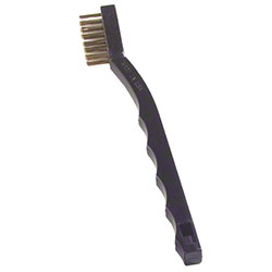 Carlisle Flo-Pac[R] Utility Toothbrush Style Brush w/Brass Bristles - 7"