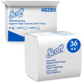 Kleenex, Interfold Bathroom Tissue 2-Ply, 250 Sheets/Pack