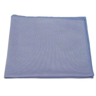 Microfiber & More 16" X 16" Blue Glass Cloth, Sold By The Dozen