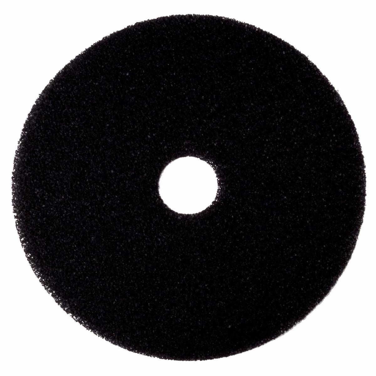 3m 19" Black Strip Pad 5/cs