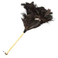 RDI Premium Black Ostrich Feather Duster - 28"