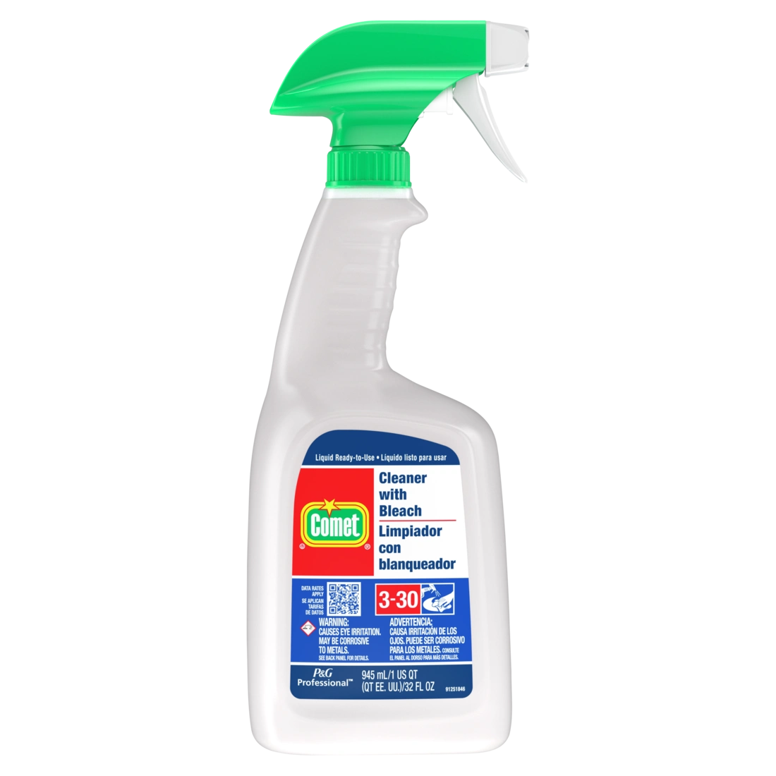 P&G Comet, Cleaner w/Bleach 3-30 - 32 oz. RTU