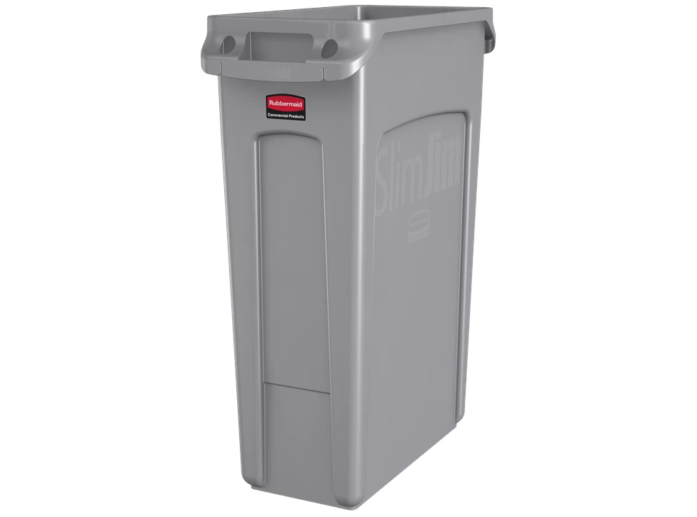 23g Gray Slim Jim Wastebasket