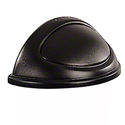 Rubbermaid, Untouchable, Half Rnd Lid For 3520 - Black