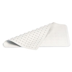 Medium Bath Mat  White Safti-grip