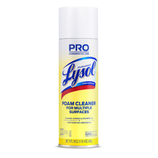Professional LYSOL® Foam Cleaner for Multiple Surfaces - 12/24 oz.