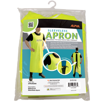 Alpha, Apron, Waterproof, Safety Neon Yellow, 55" X 60"