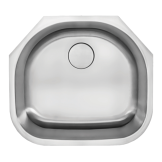 Hive, Stainless Steel Sink, D-Shape, H-101-16, 9" Deep