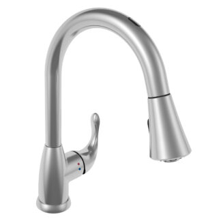 Hive, Single Handle Kitchen Pull-Down Faucet, H-KF002-S-BN