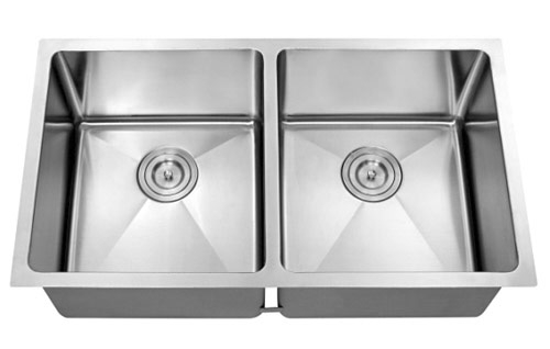 Hive, Double Equal Bowl Kitchen Sink, Stainless Steel, H-UZ202X