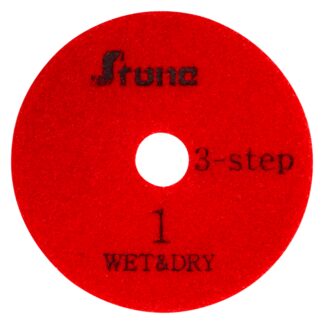 Hybrid 3-Step Polishing Pad, For ENG Stone, 4", Position 1
