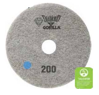 Diamond by Gorilla, Burnishing Pad, 27", Blue 200 Grit