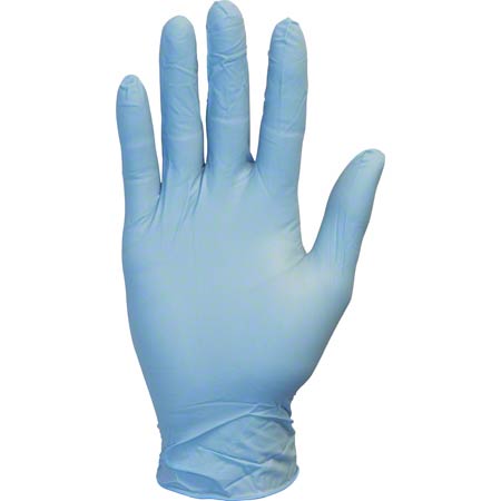 Safety Zone, Blue Nitrile Powder Free Premium Glove, Large, 100 per Box