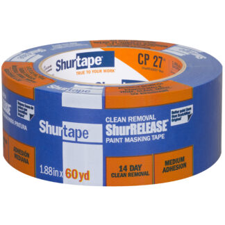 Shurtape 14-Day ShurRELEASE Blue Painter's Tape - CP 27 - Multi-Surface - Blue - 5.08 mils - 48mm x 55m
