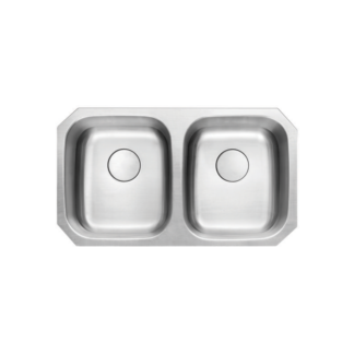 Hive, Double Equal Bowl Sink, 10", 16 Gauge