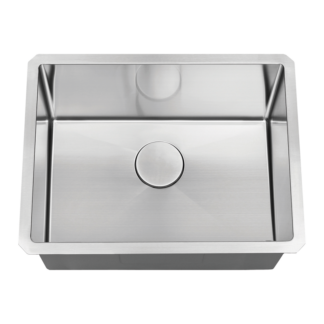Hive, Handmade Stainless Steel Single Bowl, H-CZ101X, 10" Deep