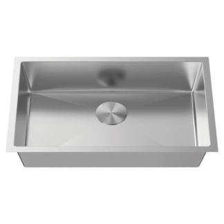 Hive, Single Bowl Stainless Steel Sink, Handmade, H-UZ105X-36, 9" Deep