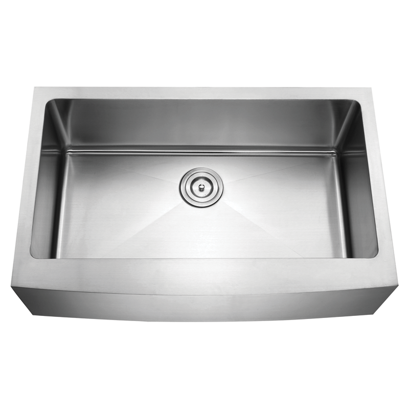 Hive, Single Equal Bowl Apron Kitchen Sink, Stainless Steel, H-UAZ105-30