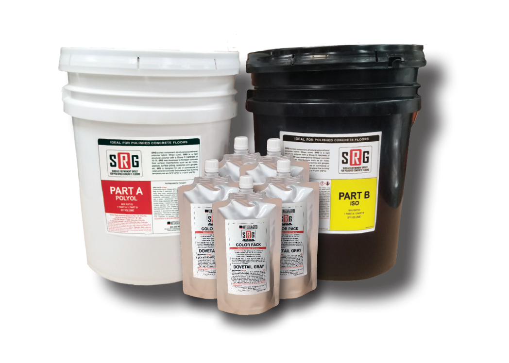 Metzger/ McGuire, Joint Filler, SRG Surface Refinement Grout, 10 Gallon Kit, Dovetail Gray