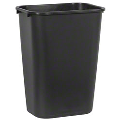 41qt Black Wastebasket