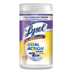 LYSOL Dual Action Wipes - 6/75 ct.