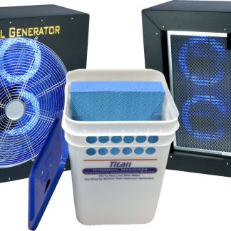 International Ozone, Photocatalytic Hydroxyl Generator, Titan 4000 Max TiO2, 110V 4-Amp, 40,000 CF Max