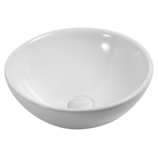 Hive, Ceramic Vessel Sink, Vela, H-CV14W, White, 16" X 16" X 6-1/4"