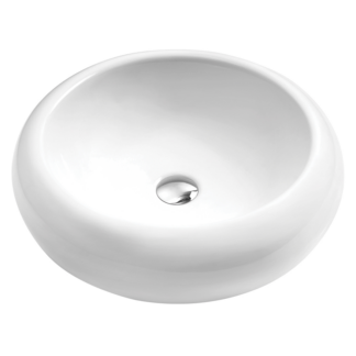 Hive, Ceramic Vessel Sink, Sigma, H-CV01W, White, 19-1/4" X 19-1/4" X 5"