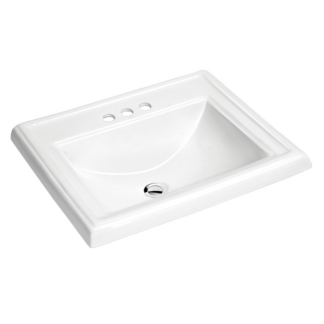 Hive, Drop-in Lavatory Sink, Cygnus, H-2318-3W, White, 23" X 18-1/4" X 8-9/16"