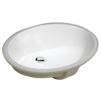 Hive, Undermount Lavatory Sink, Crux, H-1512W, White, 15-1/4" X 12"