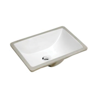 Hive, Lavatory Sink, Chara, Small Rectangular, White