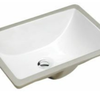 Hive, Lavatory Sink, Sirus, Rectangular, Biscuit