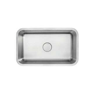 Hive, Small Single Bowl Kitchen Sink, Steel, With Accessories, 10" Deep