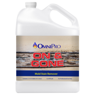 OmniPro, Mold Stain Remover, On & Gone, 2.5 Gallon Container