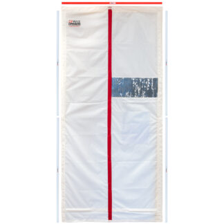 Zipwall, Magnetic Door Kit, Steel Frame With Clear Window Pocket, Flame Retardant, 7'2" x 3'4" Door Panel