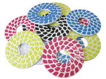 Lavina, V,Harr Felt Backed Polishing Pads, Diameter 10.63", Grit 120