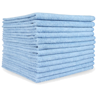 Brightline, Microfiber Towel, 16 X 16, Blue, Sold By The Dozen