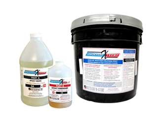 Armor-Hard Extreme Epoxy Kit w/Aggregate -Metzger/ McGuire, Standard Gray