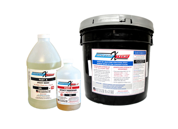 Armor-Hard Extreme Epoxy Kit w/Aggregate -Metzger/ McGuire, Standard Gray