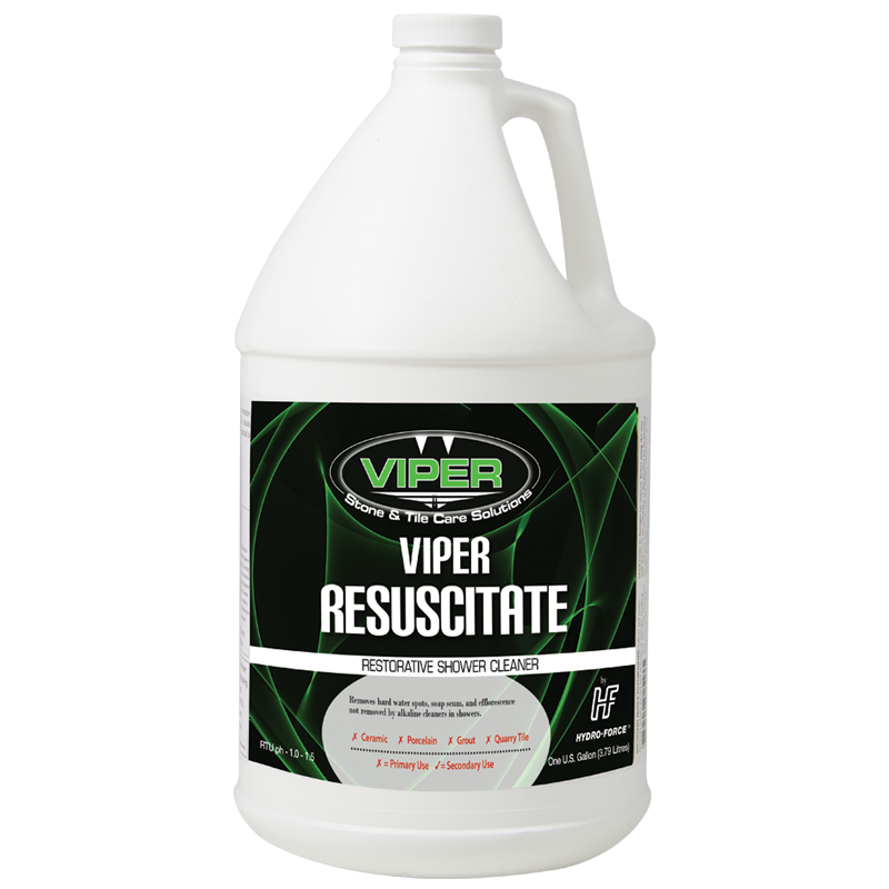 Viper Resuscitate, Acid Cleaner for Stone Tile and Grout, 1 Gallon