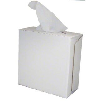 Pop-Up Paper Wipers, White, 9" X 16.5", 100 Sheets Per Box