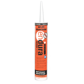 enDura, RTV Silicone Sealant, EN1000, Translucent White, 10.1 oz.