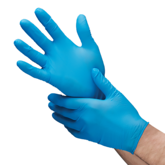 Shieldtech, Nitrile Gloves, DS300, Powder-Free, Blue, 3 MIL, Size M, 50 Pair Per Box