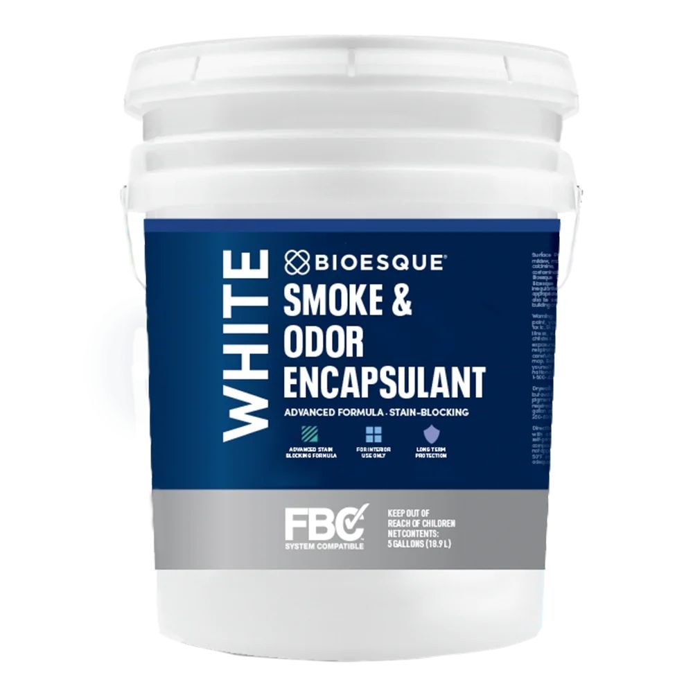 Bioesque Smoke & Odor Encapsulant White, 5 Gal Pail