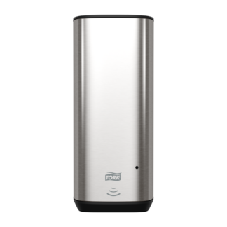 Tork Intuition Sensor Skincare Dispenser Stainless Steel S4, for Hand Soap and Hand Sanitizer, Image Range, 466100 (x4)
