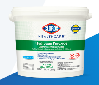 Clorox Hydrogen Peroxide Disinfectant Wipes 6/110