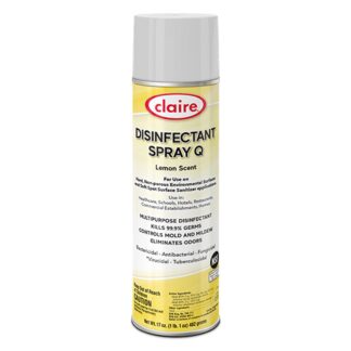 Claire, Disinfectant Spray, Lemon, Aerosol Cans, 17 oz.