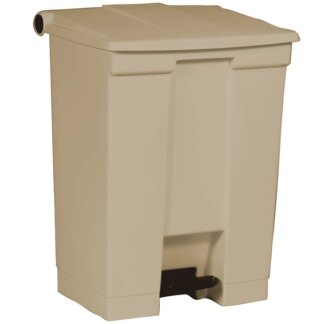 Rubbermaid, Step, On Can , 18 Gallon, Beige